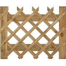 Il est fabriqué à partir de bois de idéal pour délimiter votre allée de jardin du trottoir communal, ce portail en bois a une forme droite et. Portillon Bois A Croisillons 100 X H 80 Cm Castorama