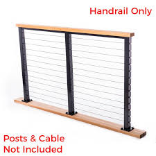 Handrail wall brackets must not be installed more than a metre apart. Post To Post Handrail For Railing Systems