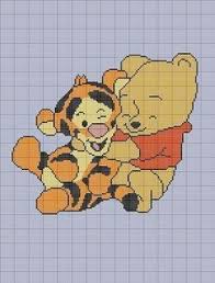 Aida 14, rue 131w x 187h stitches size(s): Free Crochet Winnie The Pooh Pattern Baby Winnie The Pooh And Tigger Crochet Disney Cross Stitch Cross Stitch Cross Stitch Baby
