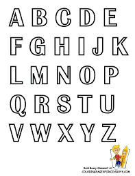 Free Alphabet Letters To Print Alphabet Pictures To Print