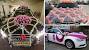 Ribbon Wedding Car Decoration India