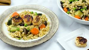 Check spelling or type a new query. Seared Scallops In The Ninja Foodi With Pearled Couscous Vegetables The Salted Pepper
