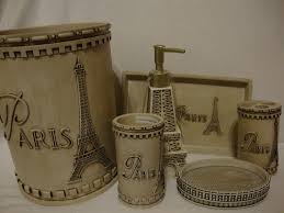 Bath accessories › paris themed bathroom decor. 20 Paris Bathroom Set Magzhouse