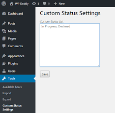 In this guide, we will see how to create a custom post status in wordpress. Add Custom Post Status And Post Types In Wordpress Wp Daddy