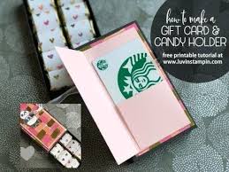 Glue the sides in their upright position to the bottom of the box. 18 Gift Card Amp Candy Holder Box Feat Party Panda Sale A Bration Stamp Set Youtube Easter Gift Card Holder Gift Cards Money Candy Cards