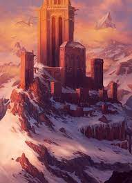 Keep Of The Dragon Lords By Steves3511 On Deviantart Fantasy Castle Fantasy Landscape Fantasy City