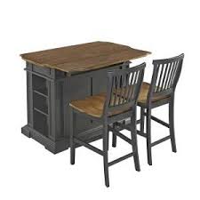 Home Styles Americana Grey Kitchen Island With Drop Leaf 5013 94 The Home Depot Grey Kitchen Island Kitchen Island With Seating Stools For Kitchen Island