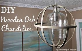 Diy Wooden Orb Chandelier Wooden Orb Chandelier Orb Chandelier Wood Orb Chandelier