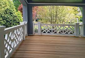 We removed the damaged side of the railing and began the process of. Deck Railings Perfection Fence