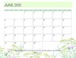 Free 2021 calendars that you can download, customize, and print. 2021 Bible Verse Calendar Free Printable Cute Freebies For You
