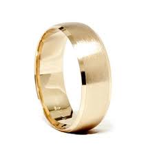 Mens 14k Gold 8mm Beveled Brushed Wedding Ring Band New Walmart Com In 2022 Wedding Ring Bands Yellow Gold Wedding Band 14k Yellow Gold Wedding Band