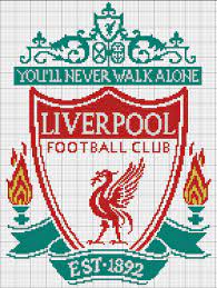 Liverpool Crest Pattern Only Fussball Sticken