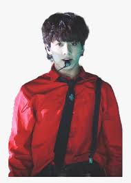 September 1, 1997 zodiac sign: Jungkook Red Bts Btsjungkook Bangtanboys Sticker Edit Jungkook Red Png Transparent Png Kindpng