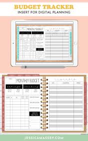 Budget Tracker Insert For Digital Planning Etsy Budget Tracker Budget Planner Free Budget Planner