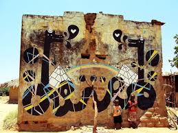 Zeh Palito Zambia Zeh Palito Is A Brazilian Artist He Spent 6 Months Volunteering For Dapp An Ngo In Zambia Th Art Urban Art Graffiti Street Art