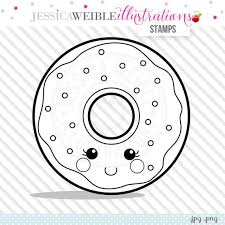 Kawaii ausmalbilder zum ausdrucken in 2020 ausmalbilder zum ausdrucken ausmalbilder bilder zum ausmalen kostenlos. Kawaii Donut Cute Digital Stamp Donut Blackline Sprinkled Etsy In 2021 Donut Coloring Page Digital Stamps Coloring Pages