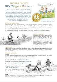 Preschooler when studying we're going on a bear hunt by michael rosen. Activity Sheets We Re Going On A Bear Hunt