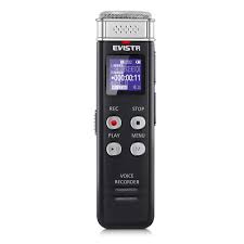 Evistr 16gb Digital Voice Recorder Voice Activated Recorder With Playback 2018 Upgraded Small Tape Recorder For Lectures Me Grabadoras De Voz Grabadoras Usb