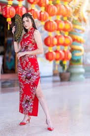 This list with images … Premium Photo Asian Woman Wearing Red Cheongsam Dress Traditional Decoration With Paper Lanterns With The Chinese Alphabet Blessings Written On It Is A Fortune Blessing Compliment For Chinese New Year Festival