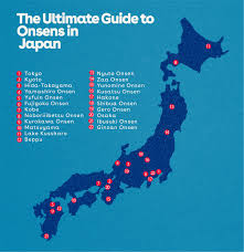 Samurais, godzilla, manga and cutting edge robotics. The Ultimate Guide To Onsens In Japan Map Alex Mellon