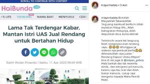 Pasalnya, rumah tangga keduanya sejak 2016 tak pernah diterpa isu miring keretakan atau permasalahan. Cerai Dari Ustaz Abdul Somad Pekerjaan Mantan Istri Jadi Omongan Matamata Com