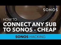 Ikea Symfonisk Hack Subwoofer Verbinden Sonos Diy Subwoofer Sonos Connect