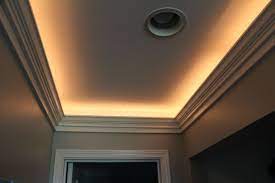 Add Recessed Outlet With Switch Video Armchair Builder Blog Build Renovate Rep Tray Ceiling Lighting Ideas Diy Crown Molding Ceiling Crown Molding