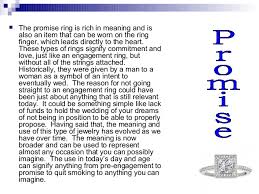 Meaning Of Promise Rings