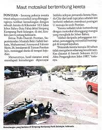 Tertuduh didakwa mengikut seksyen 41 (1) akta pengangkutan jalan 1987 yang memperuntukkan penjara maksimum 10 tahun dan denda sehingga rm20,000. Polis Johor Pontian Seorang Pekerja Swasta Maut Facebook
