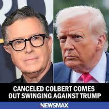 Stephen Colbert had an unflinching message for President Donald Trump in  his first broadcast since his "Late Show" was canceled amid a political  firestorm — "the gloves are off."