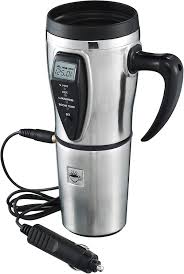 Sold and shipped by entrotek. Amazon Com Heated Smart Travel Mug With Temperature Control 16 Ounce 12v Stainless Steel Kitchen Dining