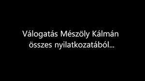 After his football career he worked as a coach for. Best Of Kalman Bacsi Youtube