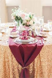 22 Romantic Burgundy And Rose Gold Fall Wedding Ideas Weddinginclude Gold And Burgundy Wedding Gold Wedding Centerpieces Gold Wedding Decorations