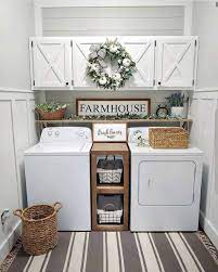 There are some things you can do in order to greatly enhance your laundry. 33 Fantastic Ideas To Cozy Your Home With Farmhouse Fall Decor Dream Laundry Room Laundry Room Renovation Laundry Room Inspiration