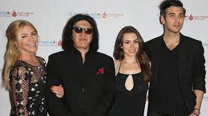 Gene simmons mask kiss lead singer latex full head scary demon mask halloween cosplay props with wig. Exclusive Gene Simmons Daughter Reveals Why Police Searched Her Family S Home Entertainment Tonight