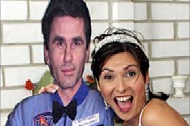 Space couple over the moon