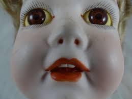 VTG J.D.K Jr Repro Doll Head Made In Germany Wig 1982 Hilda Duncan  Enterprises