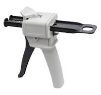 Dispensador de mistura de impressão, 50ml 1:1/ 2:1 cartucho duplo epóxi  pistola de dispensamento de impressão