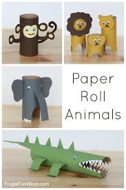 Paper Roll Animals Frugal Fun For Boys And Girls Paper Roll Crafts Toilet Paper Roll Crafts Toddler Crafts