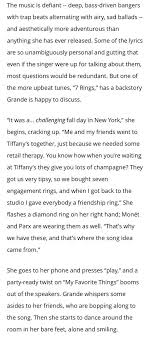 Ich gehe zurück zu schwarz. Ariana Grande Update Auf Twitter Ariana Grande Was Talking About Seven Rings On Thank U Next Fifth Studio Album