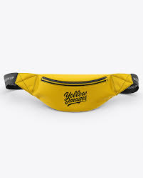 Download Bum Bag Mockup Front View Fanny Pack In Apparel Mockups On Yellow Images Object Mockups
