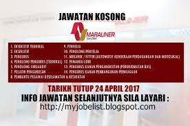 Kami memberikan informasi seputar jawatan kosong spa, kerani, kastam, mara, tnb, kemas. Jawatan Kosong Terkini Di Mara Liner Sdn Bhd 24 April 2017 Nak Info Jauh