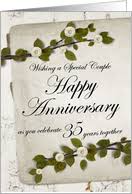 Check out our 35 th wedding anniversary selection for the very best in unique or custom, handmade pieces from our anniversary cards shops. 35th Wedding Anniversary Cards From Greeting Card Universe