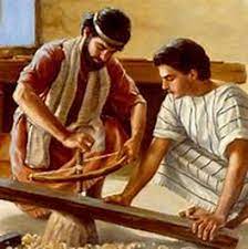 Jesus was not a carpenter the greek scriptures do not say carpenter specifically, but 'tekton', which means 'builder', stone mason. Jesus The Carpenter