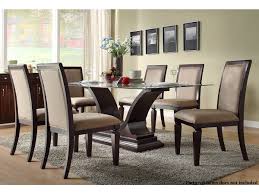 Amazon Com Plano Dining Table By Homelegance In Dark Espresso Furniture Decor Modern Dining Room Glass Dining Room Sets Glass Dining Table Set