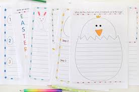 I created these easter writing prompts to go along with this. Free Printable Easter Writing Prompts For Kids Picklebums
