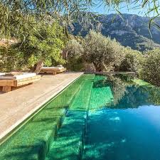 Vicky S Home Casa Rustica De Estilo Mediterraneo Rustic Mediterranean Style Home Outdoor Pool Swimming Pool Designs Outdoor