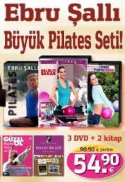 Türk kadınına spor yapmayı hatırlattığı ve bu bilinci oluşturmada bir hareket, spor Ebru Salli Ile Pilates Kitap Ebru Salli Turk Kitabevi