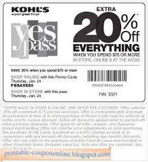 Free Printable Kohls Coupons Kohls Coupons Free Printable Coupons Printable Coupons