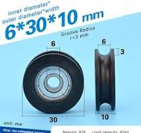 High Quality U Groove Roller Pulley 626 Bearing Steel ...